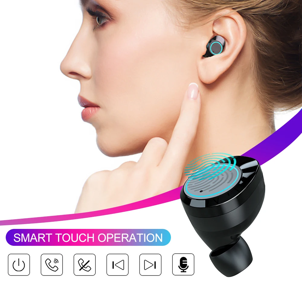 T9 TWS Bluetooth V5.0 Slušalke 9D Stereo X6 Brezžične Slušalke Čepkov IPX7 Nepremočljiva 7000mAh LED Smart Power Bank Nosilec za Telefon