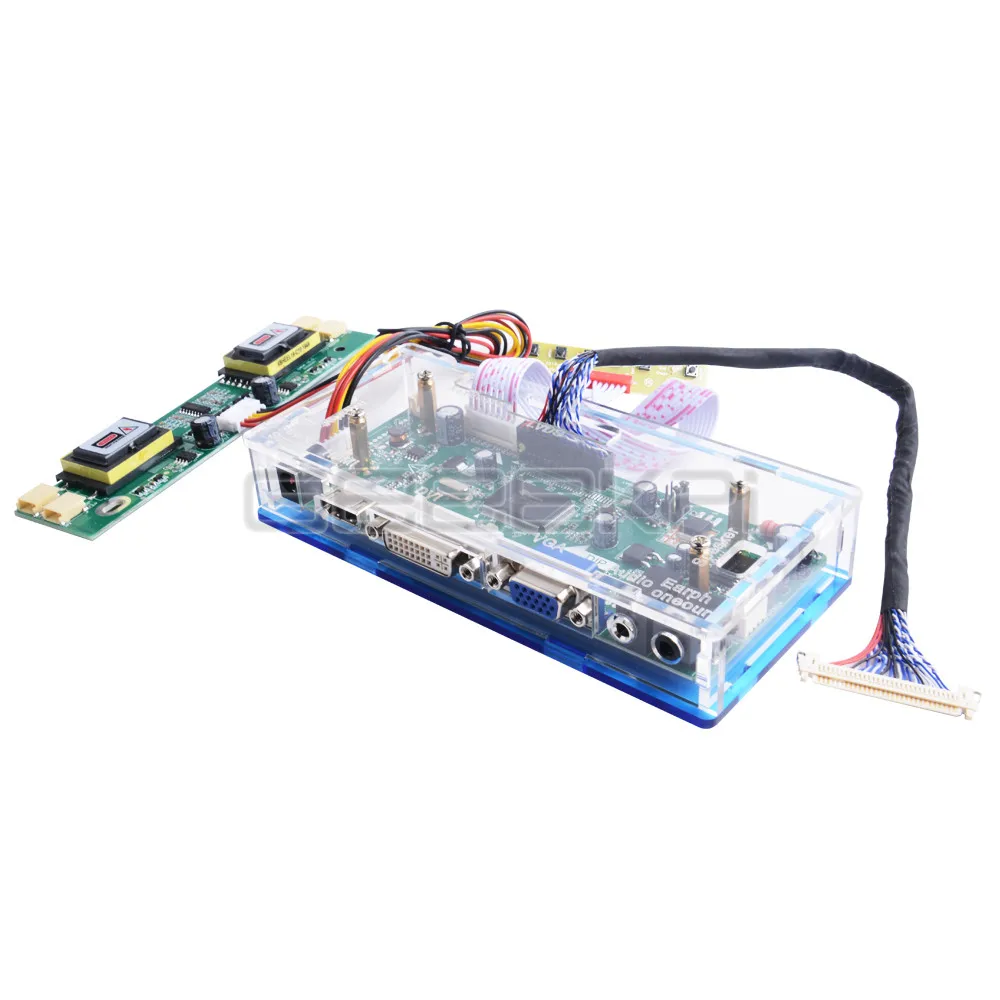 GeeekPi Novo NT68676 Odbor Komplet za LTN154X3-L0D HDMI+DVI+VGA LCD LED zaslon Krmilnik Odbor Voznika In Akril Primeru Kit