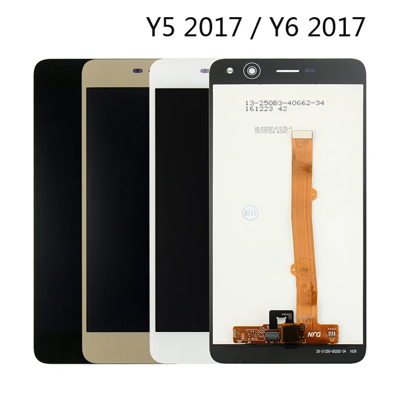 Preizkušen Za Huawei Nova Mlade 4G LTE Y6 2017 Y5 2017 LCD-Zaslon Računalnike, Zaslon na Dotik, Plošča Skupščine Zamenjave Delov