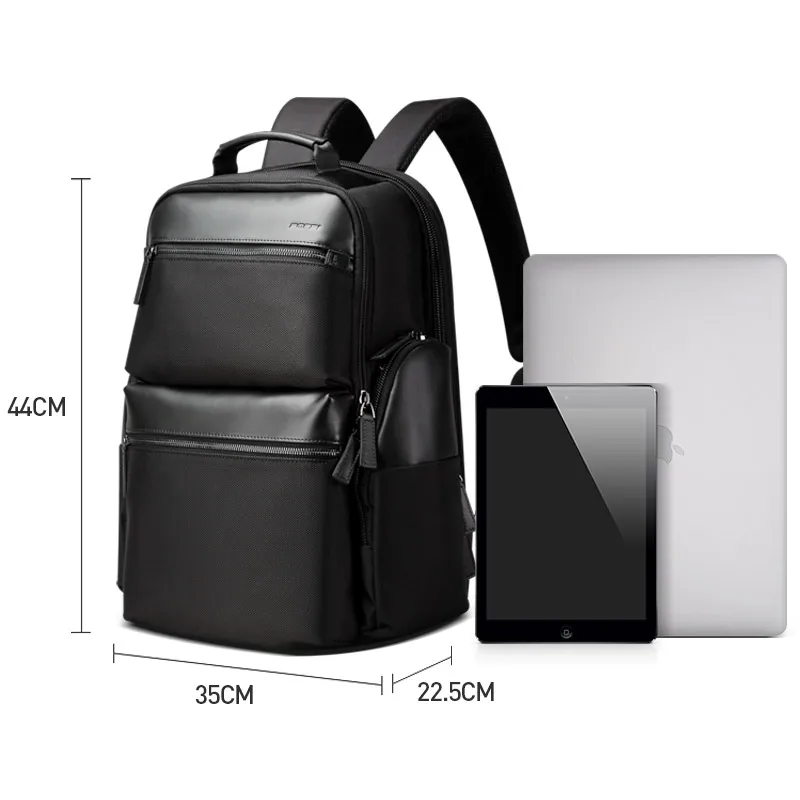 BOPAI Luksuzni Darilo Nahrbtnik Moški Nepremočljiva USB Bagpack Black Laptop Backpack 15.6 Inch Vikend Potovanje Nahrbtnik Moški