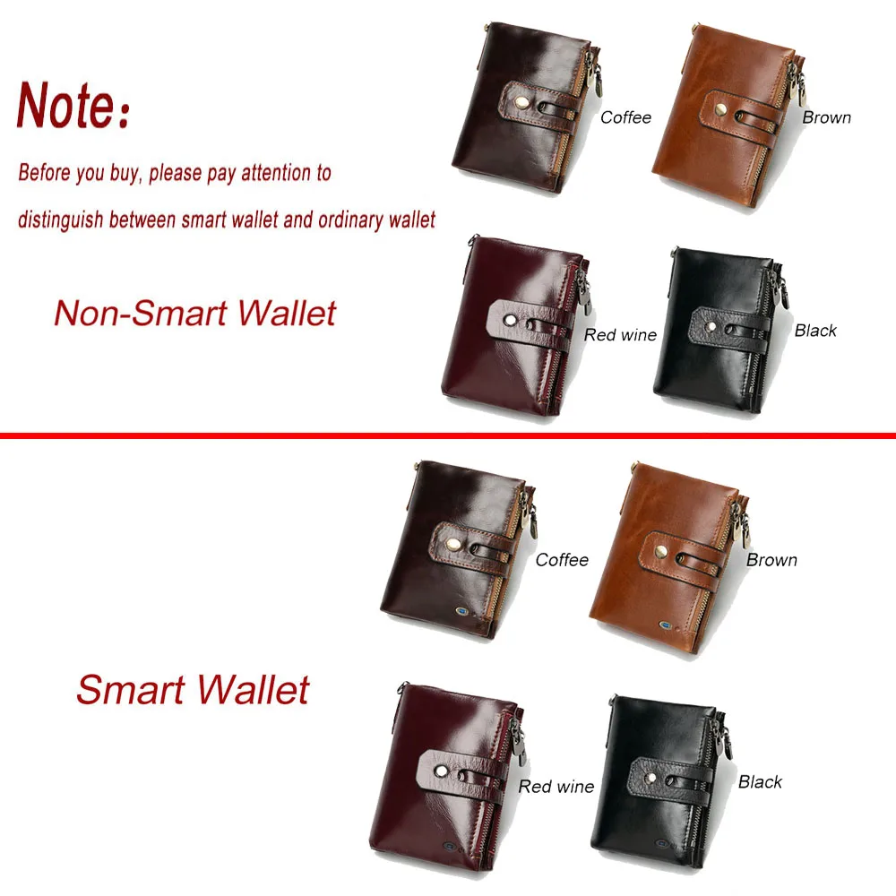 Smart denarnice GPS Zapis Bluetooth Pravega Usnja Moške Denarnice kovanca pocket verige zadrgo denarnice za kartico sim Brezplačno Graviranje