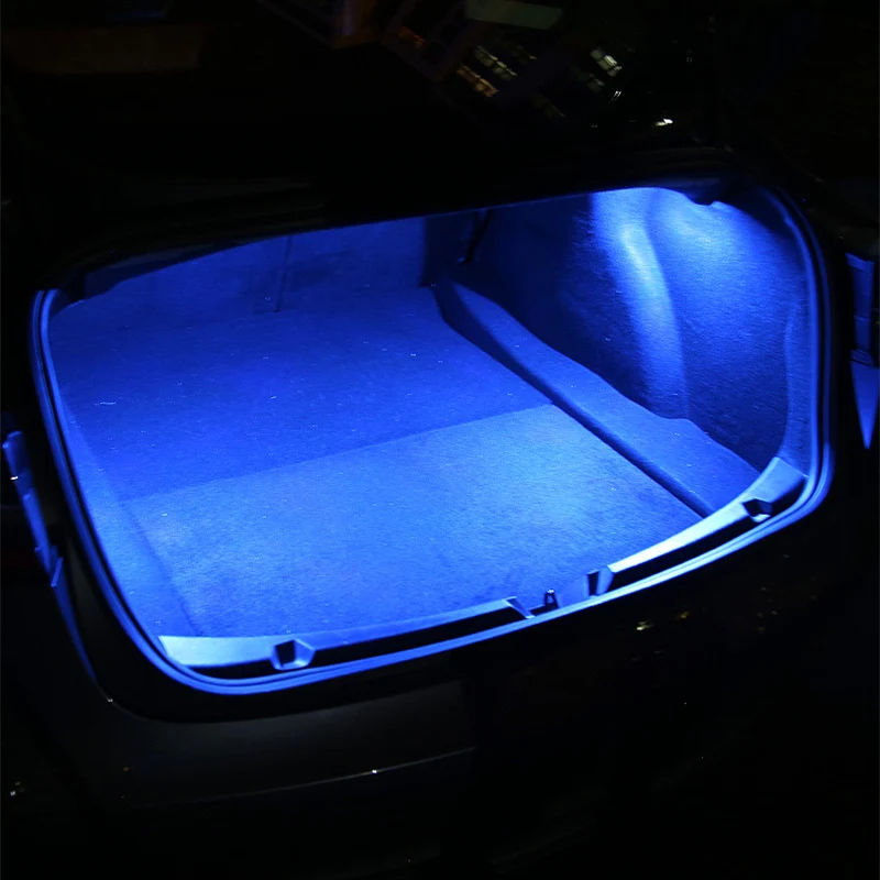 6pcs LED Notranjosti Plug Avto Zamenjava Vrat Lučka Notranji Prtljažnik Luč Za Tesla Model 3 Model S Model X LED Luči, dodatna Oprema