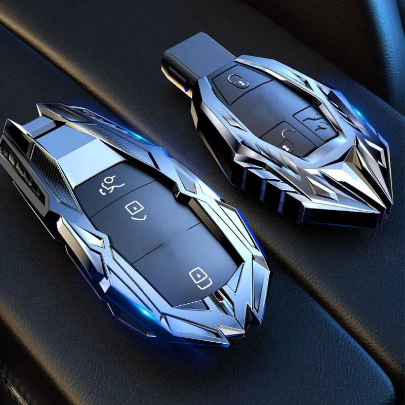 Cinkove Zlitine Avto Ključ Fob Primeru Zajema Zaščitnik Imetnik, ki je Primerna za Mercedes Benz E/C/GLE-E Razred A Razred GLE Auto Dodatki