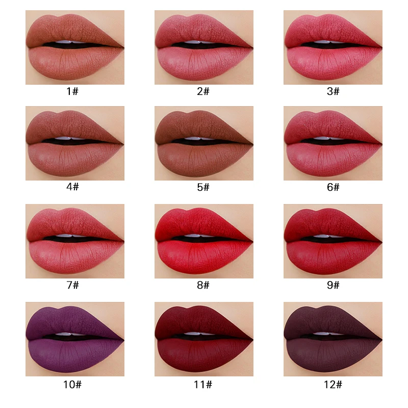 IMAGIC nov 12 barvo za ustnice ličila krema šminka trajne nepremočljiva light color seksi rdečo šminko lepoto mat šminka eyeliner