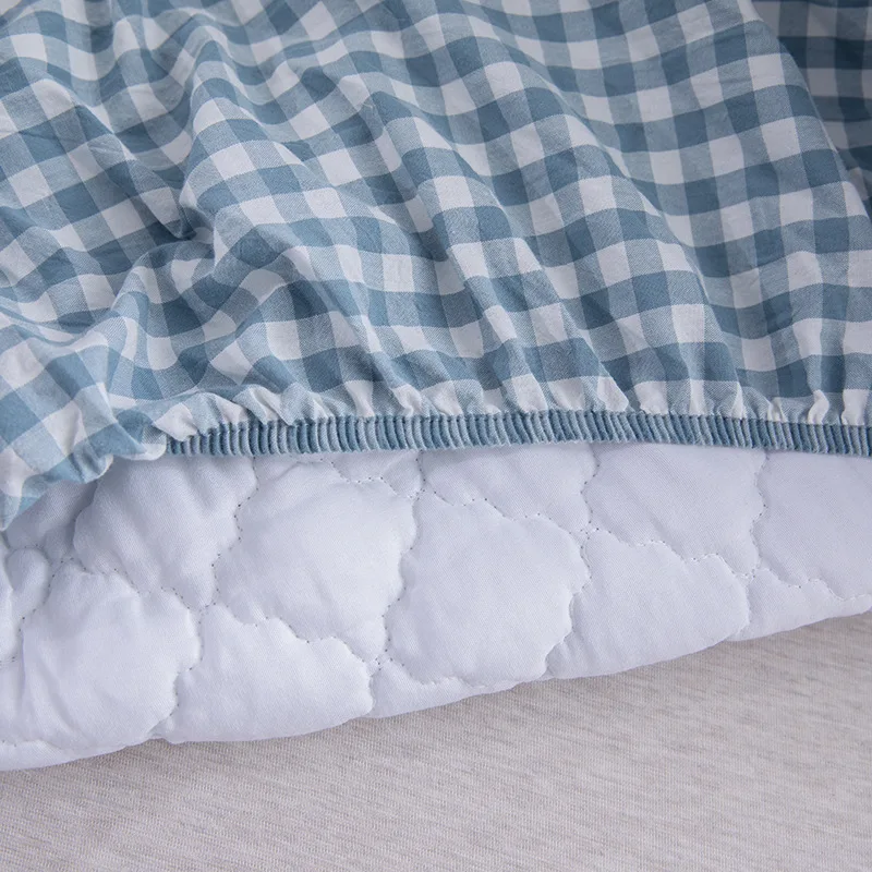 Bombažne pralne prešite posteljo stanja Anti-slip mehko blazino zgostitev zaščitni pokrov 1,5 m 1,8 m All inclusive opremljena stanja po meri