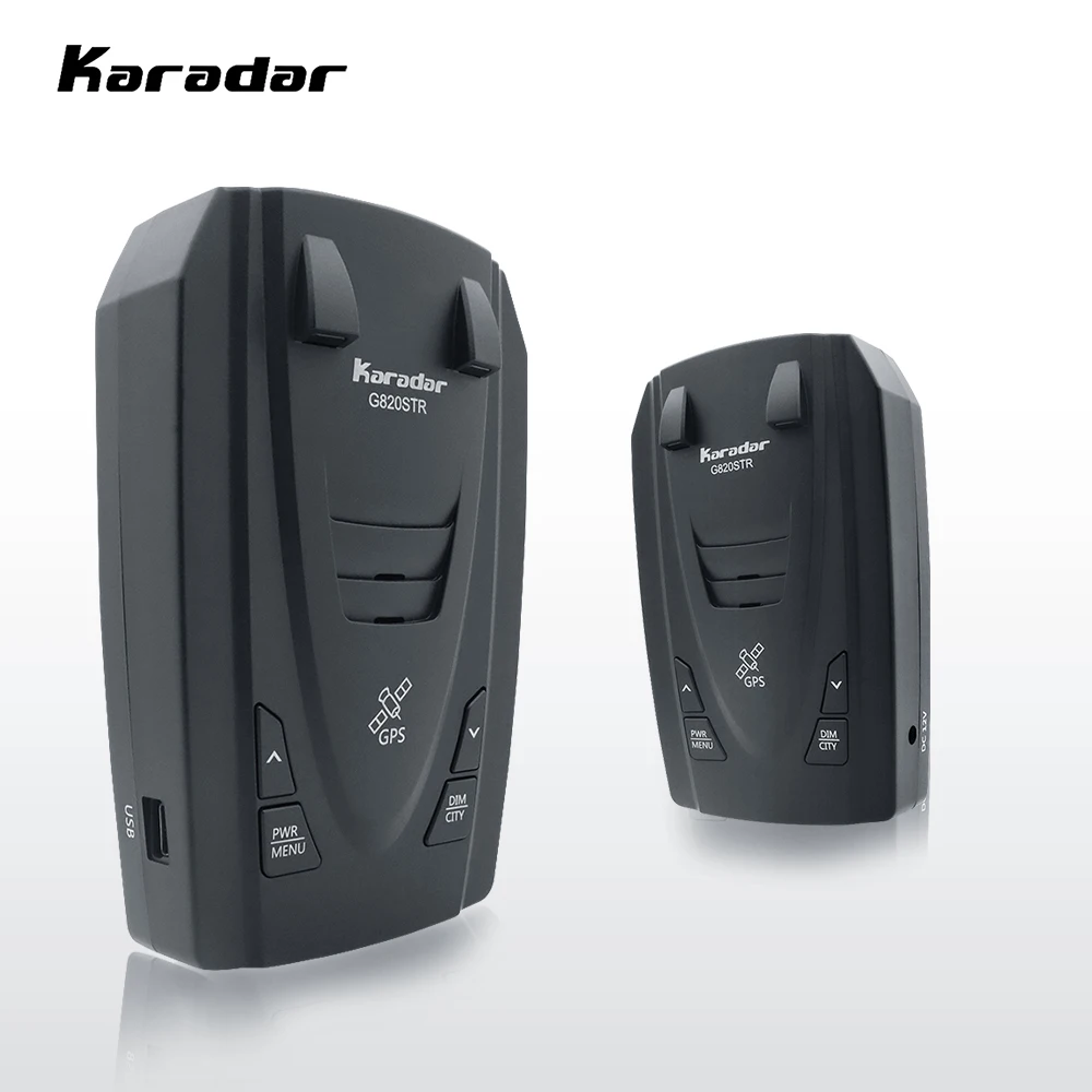 Karadar G820STR Radar Detektorji GPS Anti - Radar Detektor LED 2 V 1 za Rusijo z Avtomobilom Proti Radarji Policija Hitro Auto X CT K La