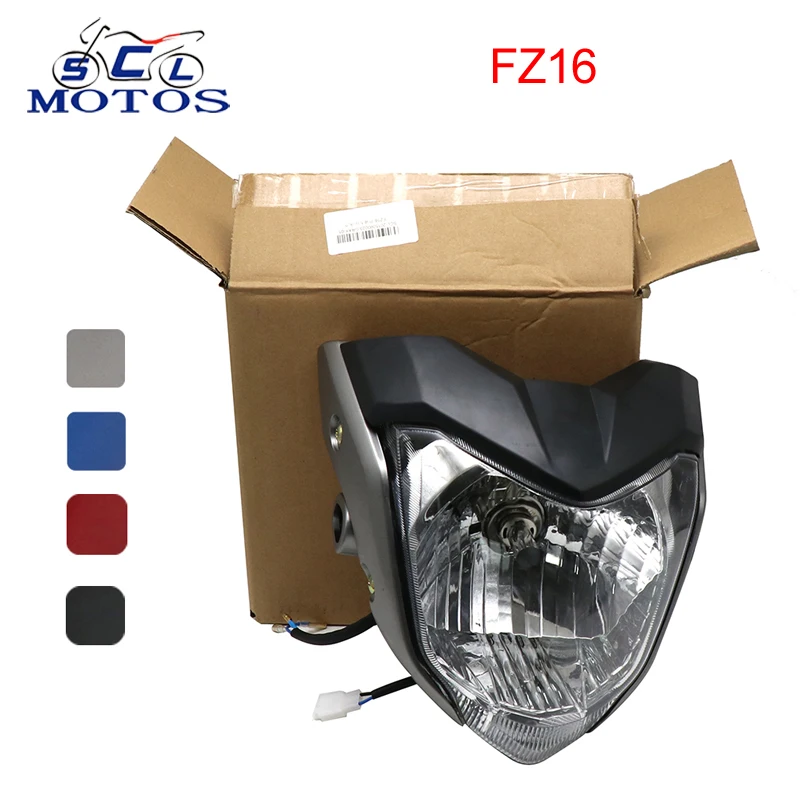 Sclmotos - FZ16 FZ 16 motorno kolo, Sprednji Žarometi Žaromet Skupščine Vodja Svetlobe Žarnice Nosilec Za Yamaha FZ16 FZER150 YS150 4 Barve