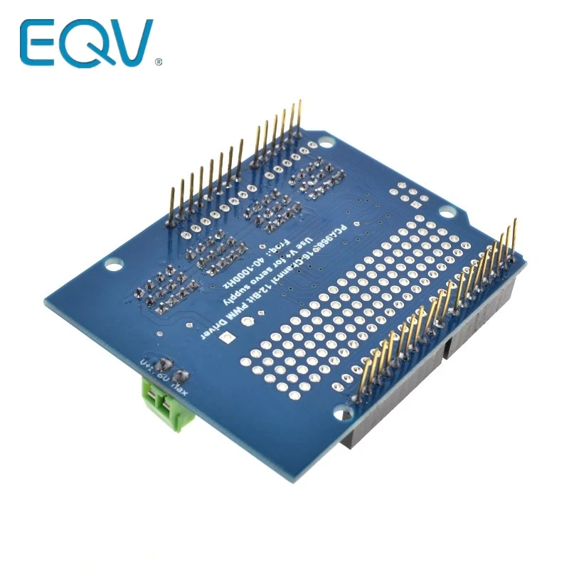 EQV IIC I2C servo ščit 16 Kanalni 12-bitni PWM/Servo Voznik-I2C vmesnik PCA9685 Za Arduino Robot PWM Uno Mega R3 Zamenjati