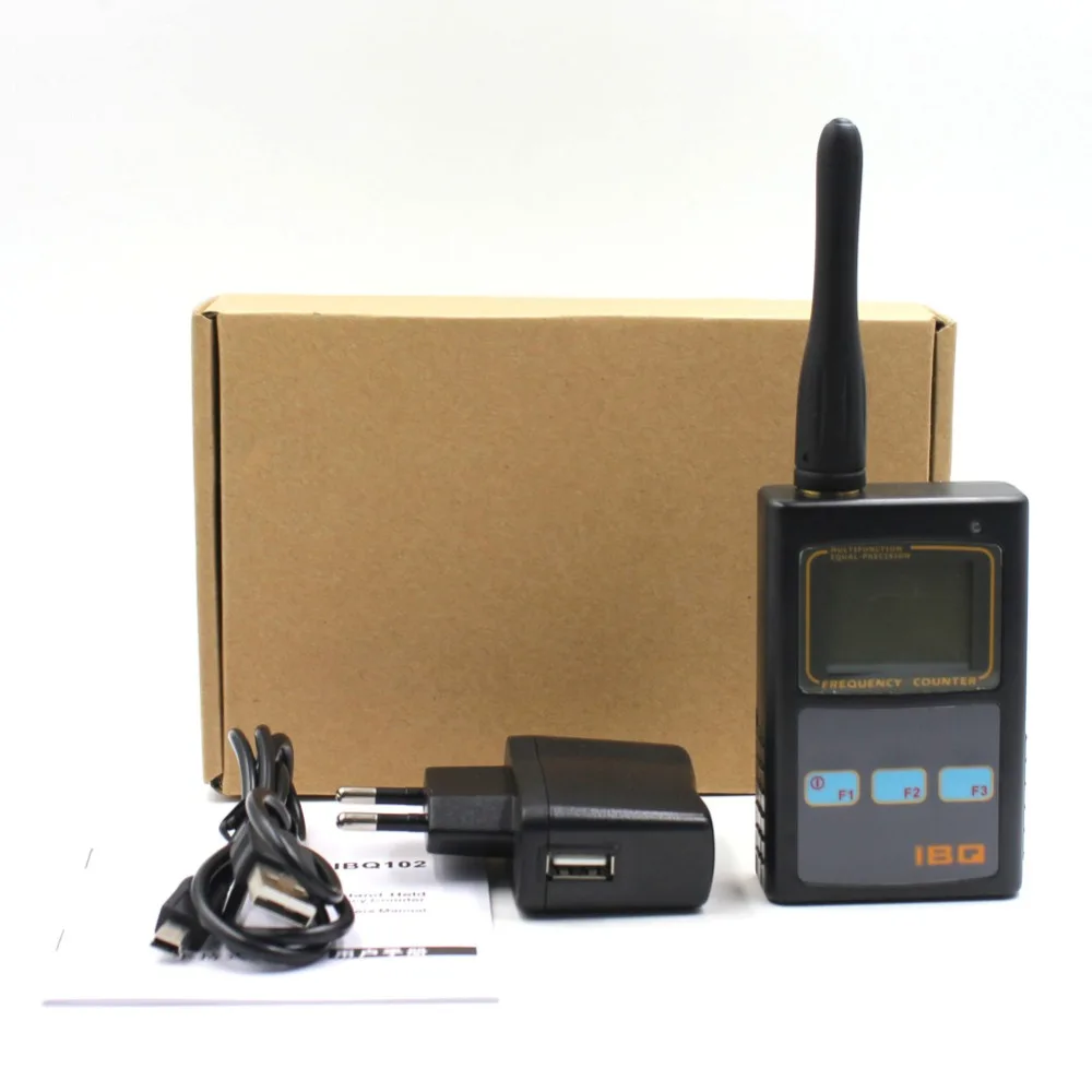 IBQ101 Mini Zapovedano Frekvenčni Merilnik LCD-Zaslon Frekvenčni Števec za dvosmerni Radijski oddajnik in Sprejemnik, GSM 50 MHz-2.6 GHz IBQ-101