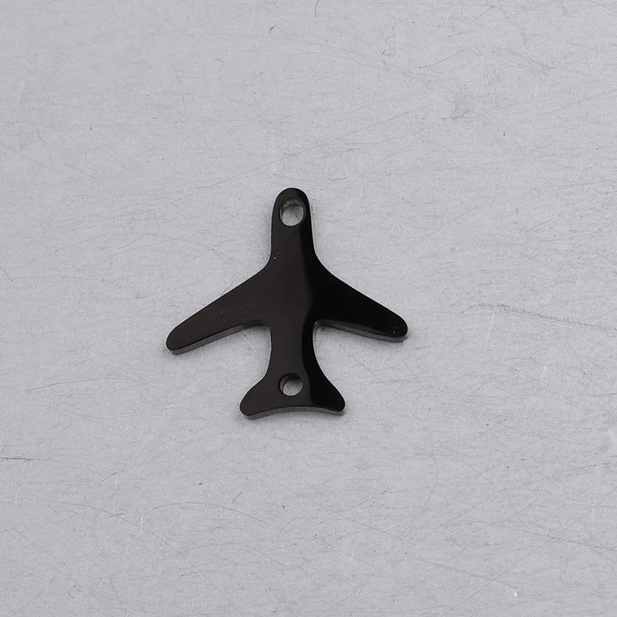 50pcs 14.5*15 mm, iz Nerjavnega Jekla Ogledalo Polirani 4Color Letalo Priključek Čar Obesek za DIY Ogrlica, zapestnica, izdelava nakita