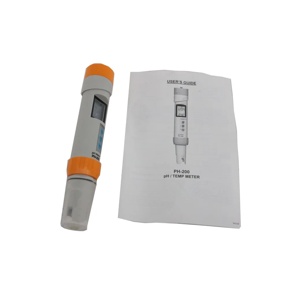 Pero Tip Digitalni Nepremočljiva PH Tester Temperature Merilnik PH-200 Auto-segajo Tri Točke Kalibracije Kakovosti Vode Monitor