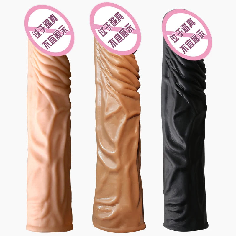 Mehki Penis Širitve Kondomi Penis Razširitev Rokavi Za Moške Odraslih Intimnih Blaga Za Večkratno Uporabo Kondoma Extender Sex Igrača Za Človeka