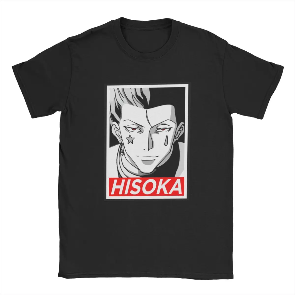 Moške Hunter X Hunter Hisoka HXH Anime Majica s kratkimi rokavi Bombaž Modnih Oblačil, Kratkimi Rokavi Krog Vratu Tee Shirt Ideja za Darilo T-Majice