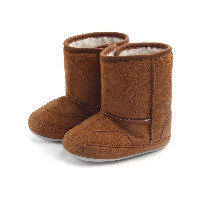 Zimski škornji baby plišastih znotraj jate zgornji lahko Mid-Tele ali Gleženj 1-3T otroci čevlji toplo obrabe 12-021