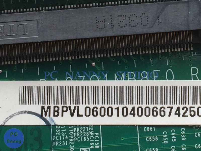 NOKOTION MBPVL06001 DA0ZQ1MB8F0 za acer aspire 4820 4820TG prenosni računalnik z matično ploščo HD HM55 5650M MB.PVL06.001 dela