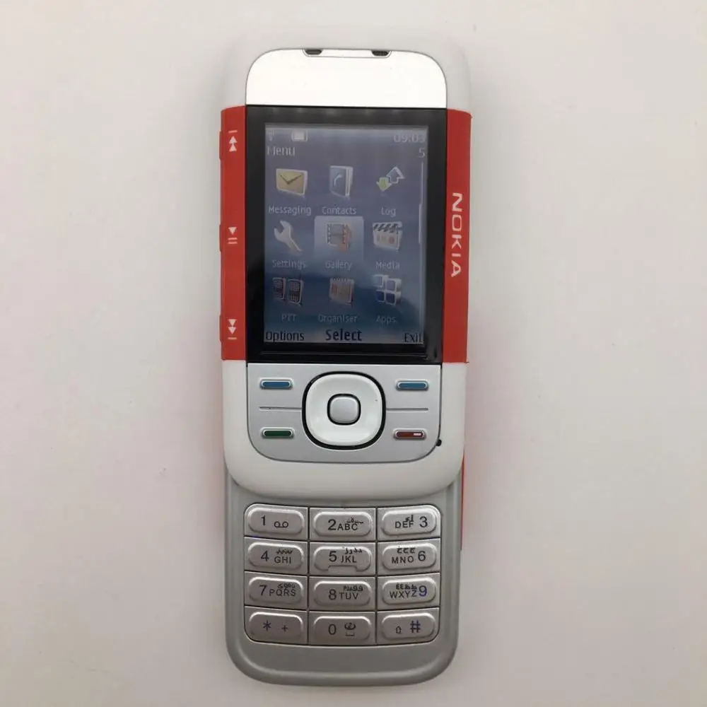 Original Nokia 5300 Odklenjena 2G GSM 900/1800/1900 Mobilni Mobilni Telefon Podporo angleščina/ruski/arabski/hebrejski tipkovnico mobilnih telefonov