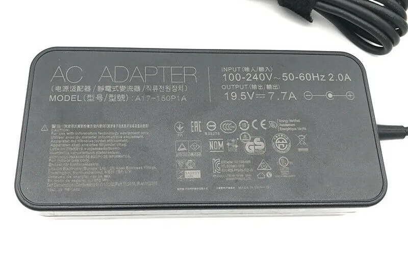 Huiyuan primerni za 19.5 V 7.7 A adapter a-17-150P1A AC Power Adapter Polnilec Za ASUS ROG GL503G G53J