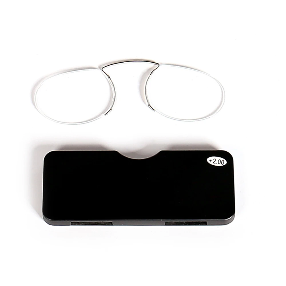 Komplet kovinski Pince Nez Obravnavi Očala z Očali Primeru žensk, moških lahki 1.0 1.25 1.5 1.75 2.0 2.25 2.5 2.75 3.0