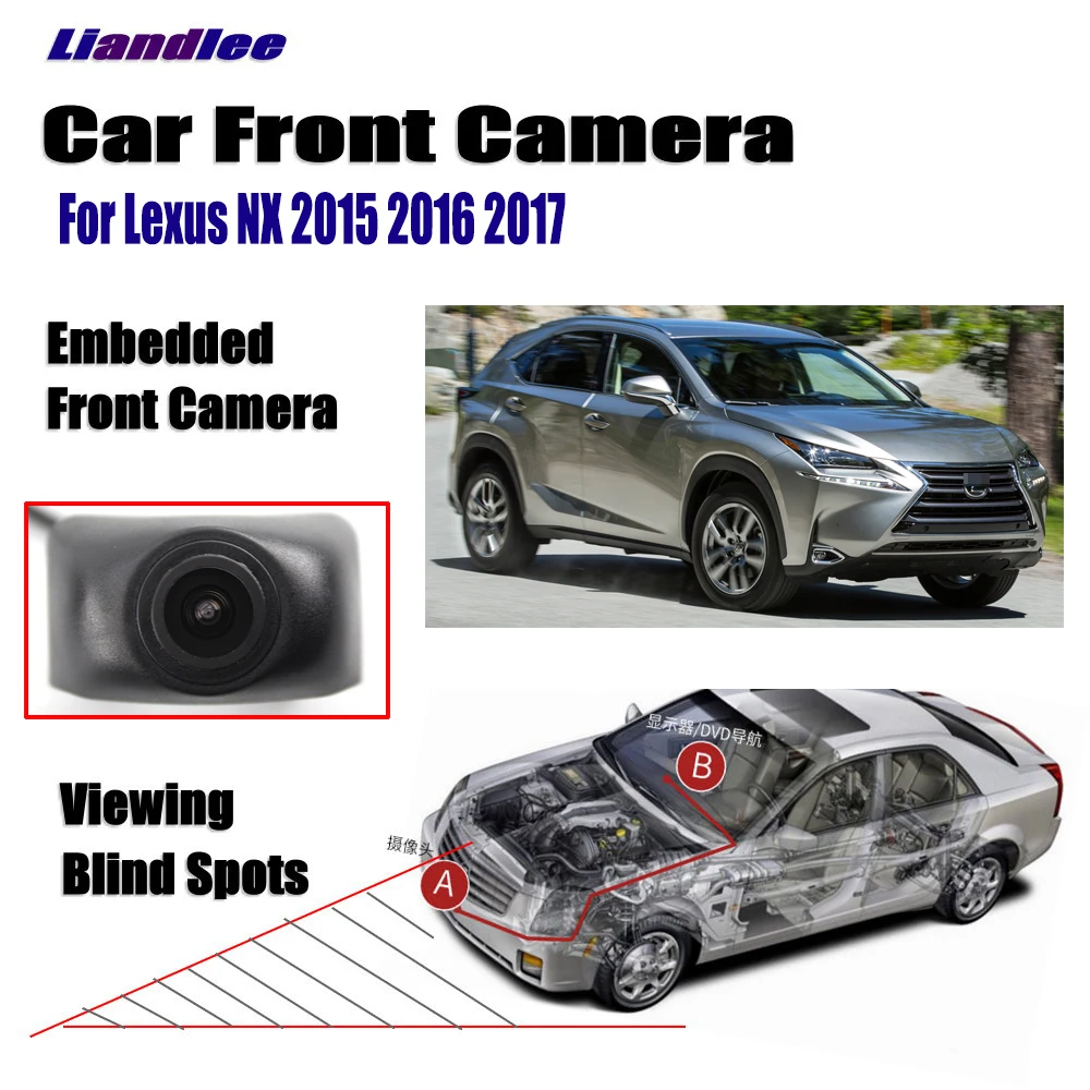 Avto Pogled od Spredaj Kamera Za Lexus NX 2016 2017 Ne (Pogled od Zadaj) Backup Parkiranje Kamera HD CCD Night Vision