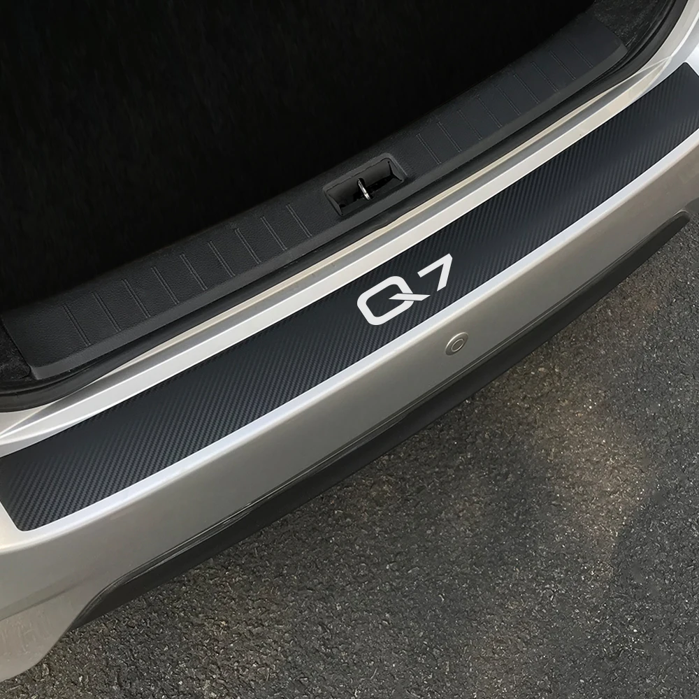 Za Audi Q7 zadnji odbijač prtljažnik Zaščitnik Auto sport Styling Dekoracijo Decals Auto Avto Tuning Oprema Avto Nalepke Zaščitnik