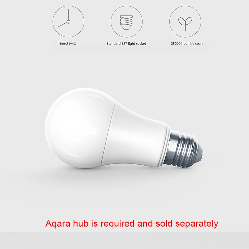 Aqara Smart LED žarnica Nastavljiv Barvno Temperaturo luči za Xiaomi MIjia Pametni Dom pribor za delo z Aqara Hub prehod