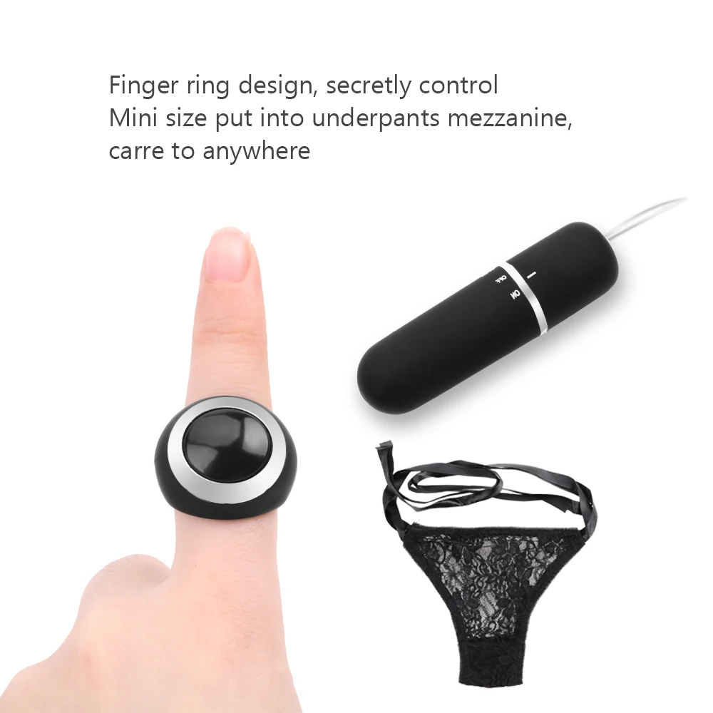 IKOKY 10 Frekvenca Hlačne Vibrator Prst Obroček z Brezžičnim Daljinskim Ženska Masturbacija Nosljivi Bullet Vibrator