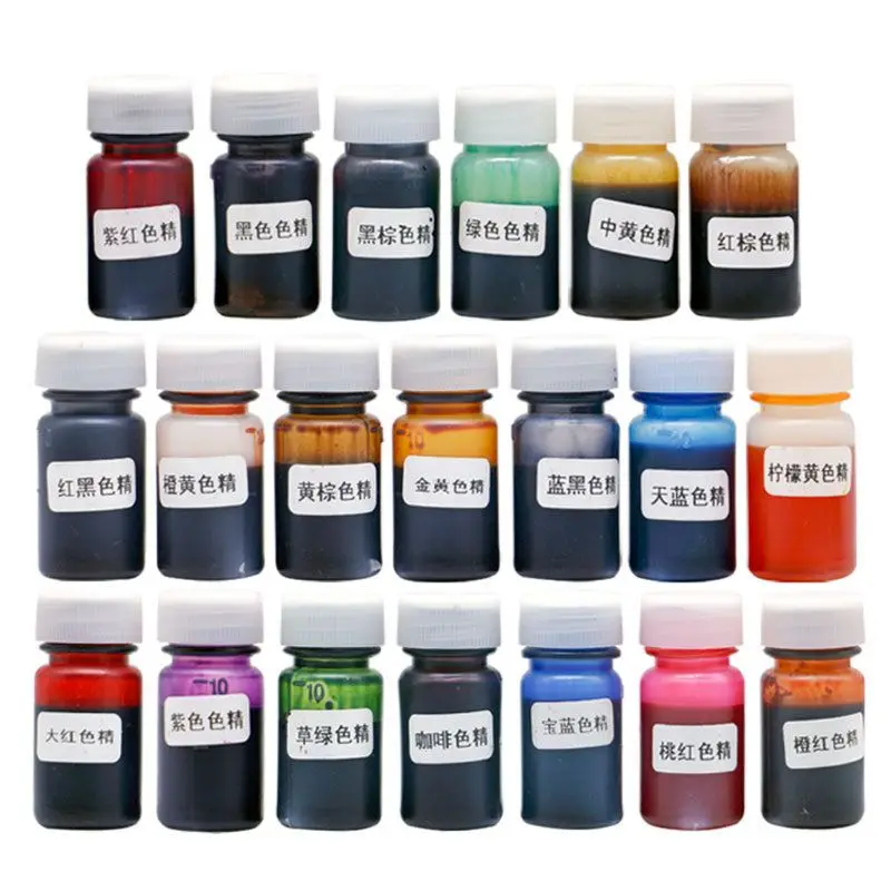 20 Barvnih Epoksi Smole, Barvila za Barvanje Barvilo Črnilo UV Smolo Pigment Nakit, Izdelava