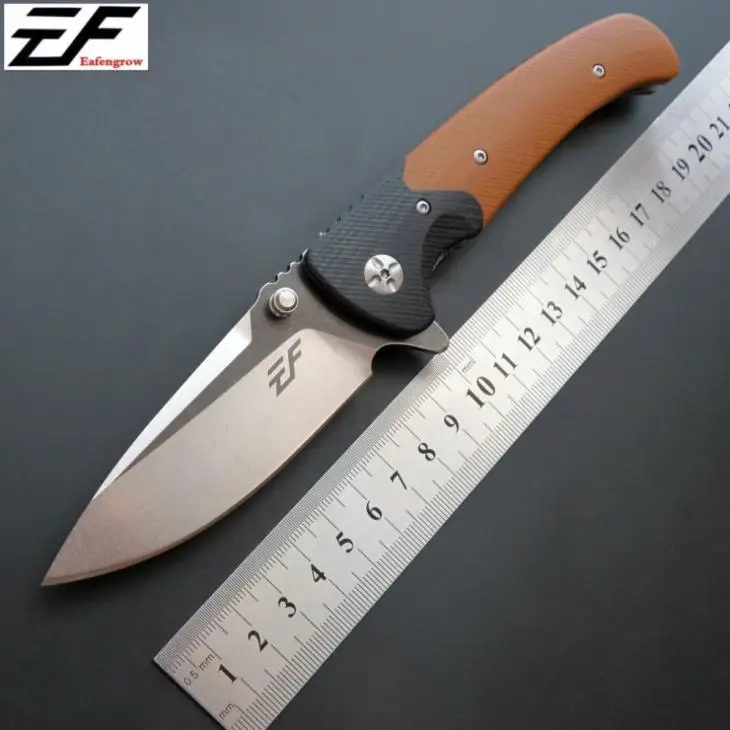Eafengrow EF67 folding nož D2 Jekla rezilo + G10 ročaj kroglični ležaj žepni nož za lov kampiranje sadje nož prostem EOS Orodje