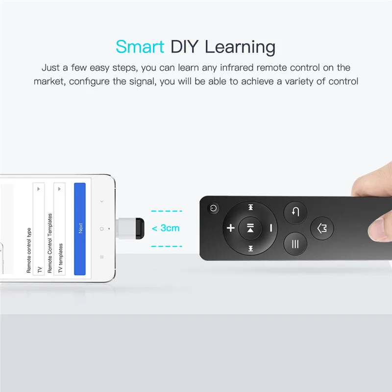 Mobilni Telefon Tip-C Oddajnik IR Infrardeči Daljinski upravljalnik Smart App Adapter za TV TV BOX
