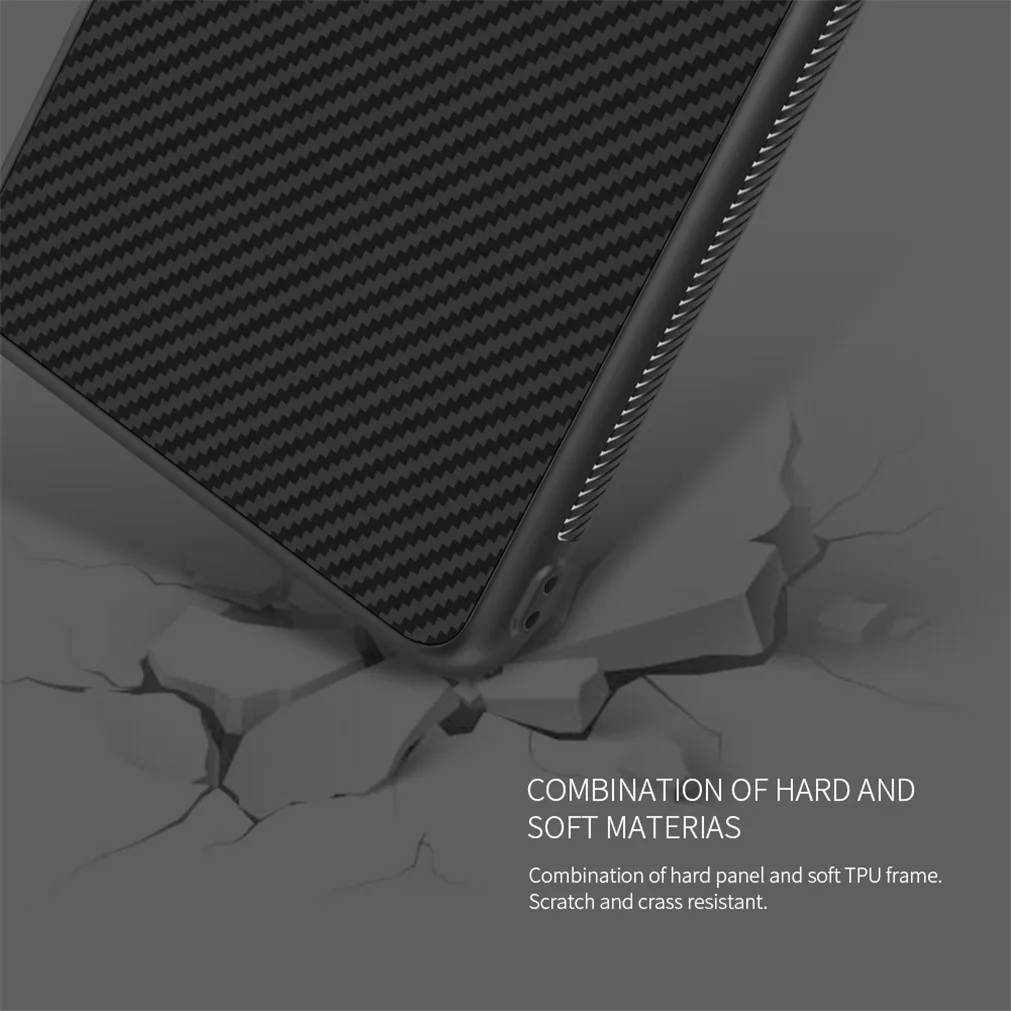 Za Huawei P30 PRO Primeru NILLKIN Visoke Kakovosti Luksuzni Kritje Sintetičnih Vlaken črn Telefon, zaščitnik Primeru Za Huawei P30 PRO Pokrov
