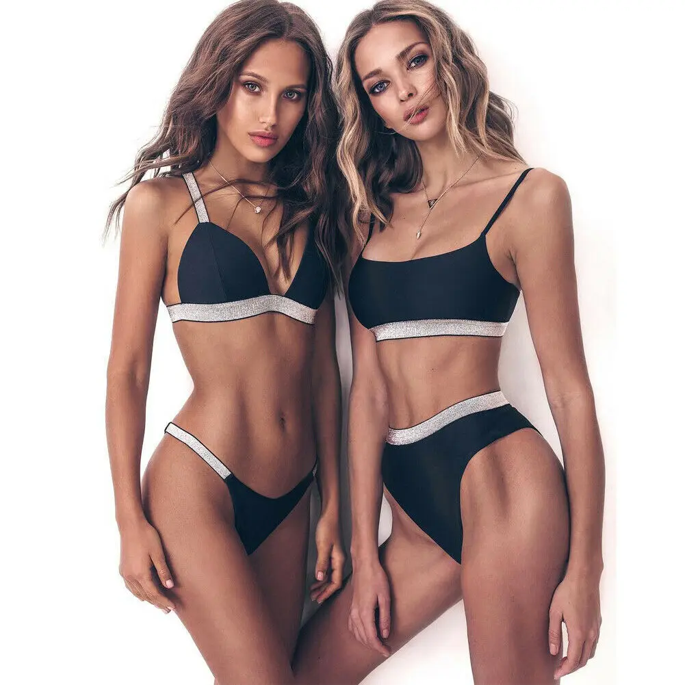 Hirigin Seksi Tangice G želo Bikini 2019 Kopalke Ženske Novo Push Up Oblazinjeni Modni Kopalke Ženske kopalke Plaži Bequini Set