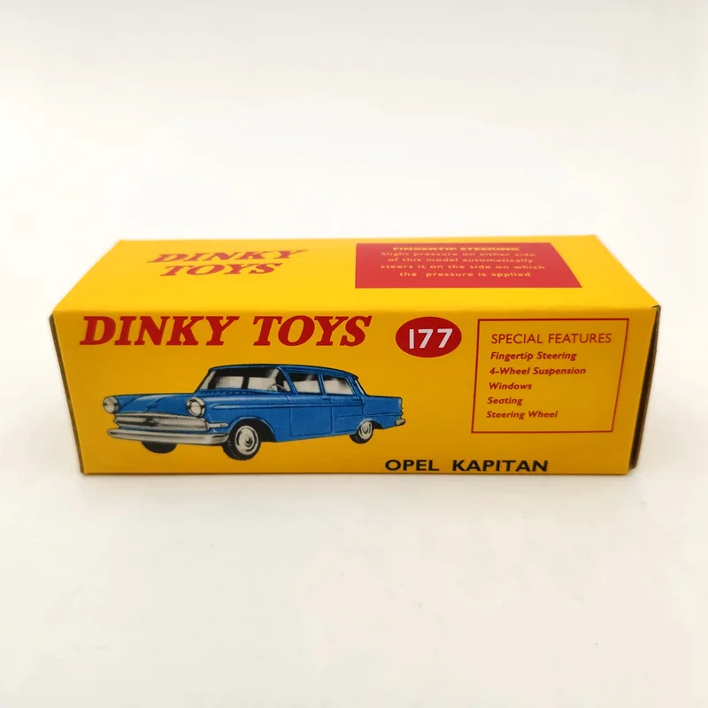 DeAgostini 1:43 Dinky igrače 177 Opel Kapitan Izpolnjeni Vensters Diecast Modeli Zbirka