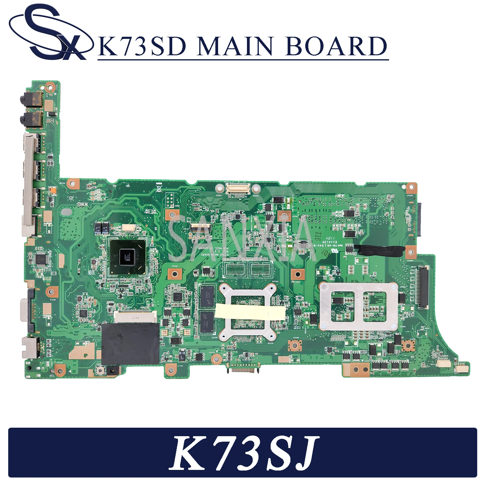 KEFU K73SD Prenosni računalnik z matično ploščo za ASUS K73SJ K73SM K73S original mainboard GT520M