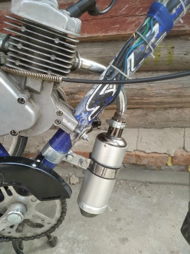 Univerzalno motorno kolo Zdrsne na Izpušni Glušnik 28 mm, Cevi Glušnika Rep Cevi za 50-125CC Skuter, ATV Umazanijo Kolo Motokros Srebrna