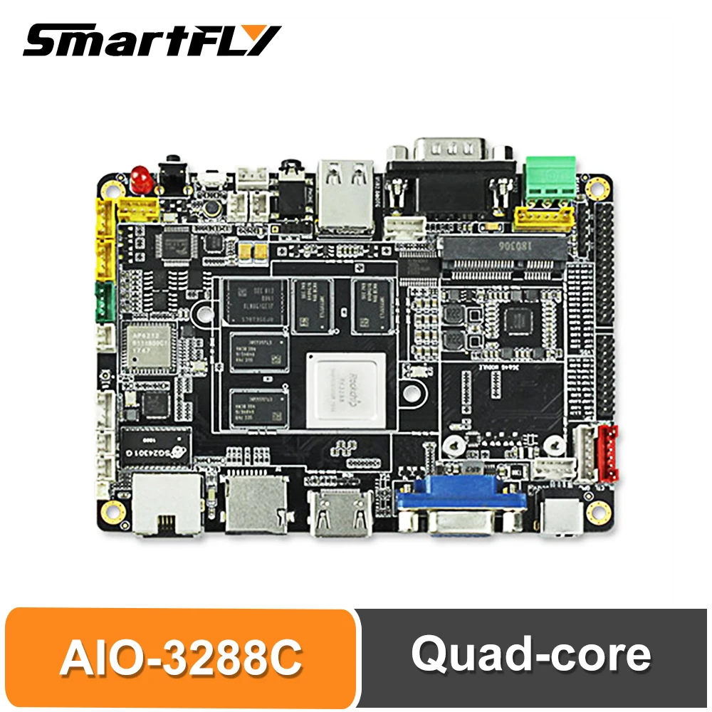 Smartfly Firefly all-in-one-3288C En potovalni Računalnik RK3288 Quad-core Cortex-A17/Android 5.1/Linux/2 GB Dual-channel DDR3 8GB eMMC 5