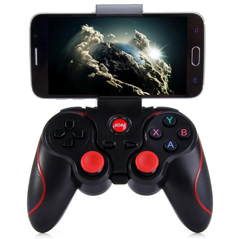 T3 Bluetooth Gamepad Palčko Za Android Wireless Gaming S600 STB S3VR Krmilnik za Igre za PC Android Pametni telefon Z Imetnik