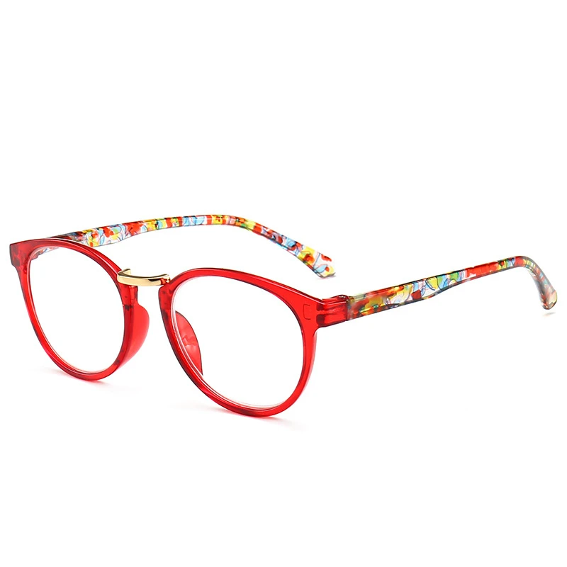 NYWOOH Moški Ženske Obravnavi Očala Moda Cvet Tiskanja Presbyopia Očala +1.0 1.5 2.0 2.5 3.0 3.5 4.0 Dioptrije za Stare Ljudi