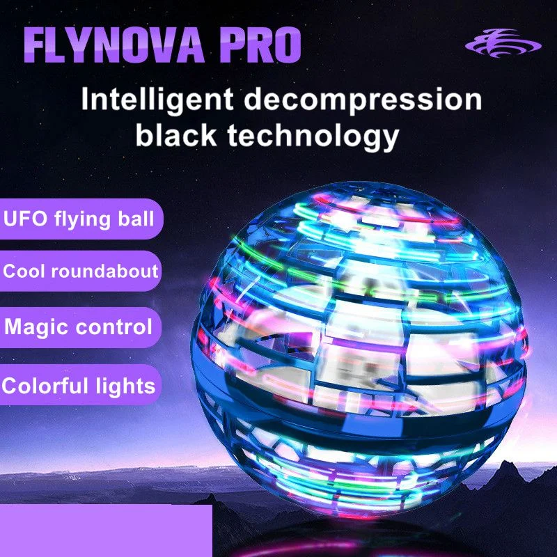 Flynova Novo Božično Darilo UFO, ki Plujejo pod Igrača Prsta Gyro Ball Tlaka Igrača za Odrasle/Kompleti Fidget Kolesce za Darilo Igrača