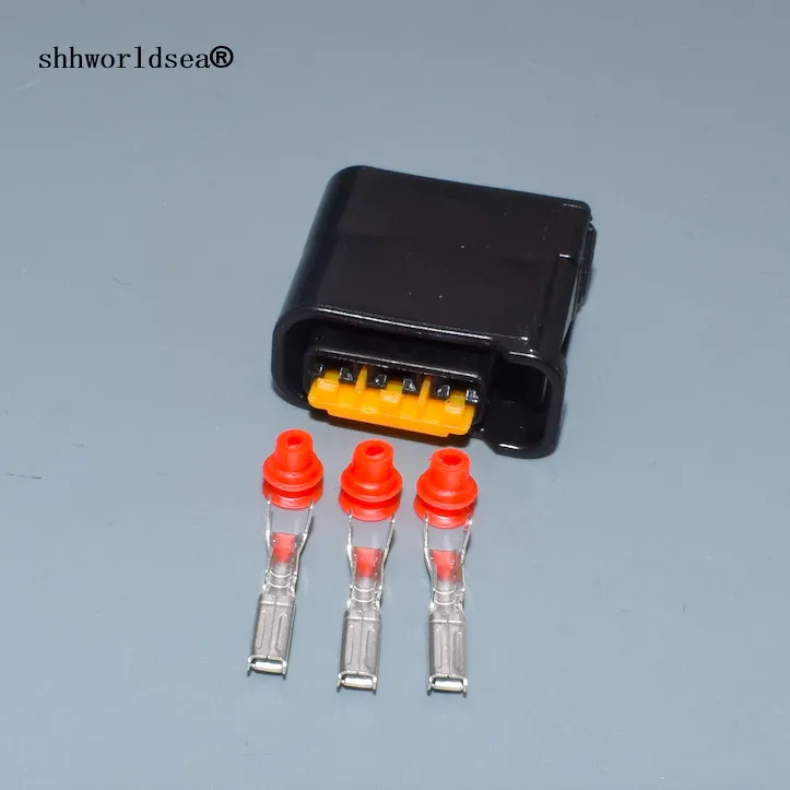 Shhworldsea 3 Pin 2.3 mm FW-C-D3F Ženski Auto Plug Avtomobilske Tuljave Vžiga Priključek priključite avto žico priključek Za Subaru