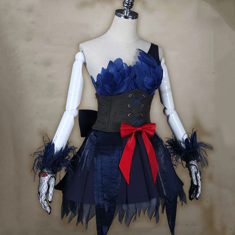 Igra Identitete V Cosplay kostume Preživeli Koordinator Martha Behamfil Cosplay Kostum Black Swan Kože Anime Cosplay Obleke