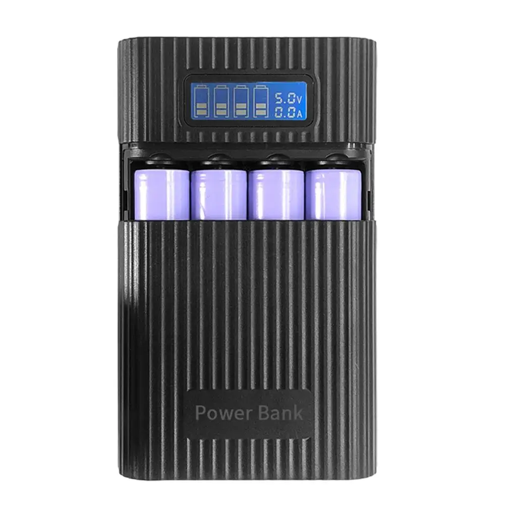 4 Reža za 18650 Baterije Polnilnik LCD-Zaslon DIY Mobile Power Bank Primeru Ohišje