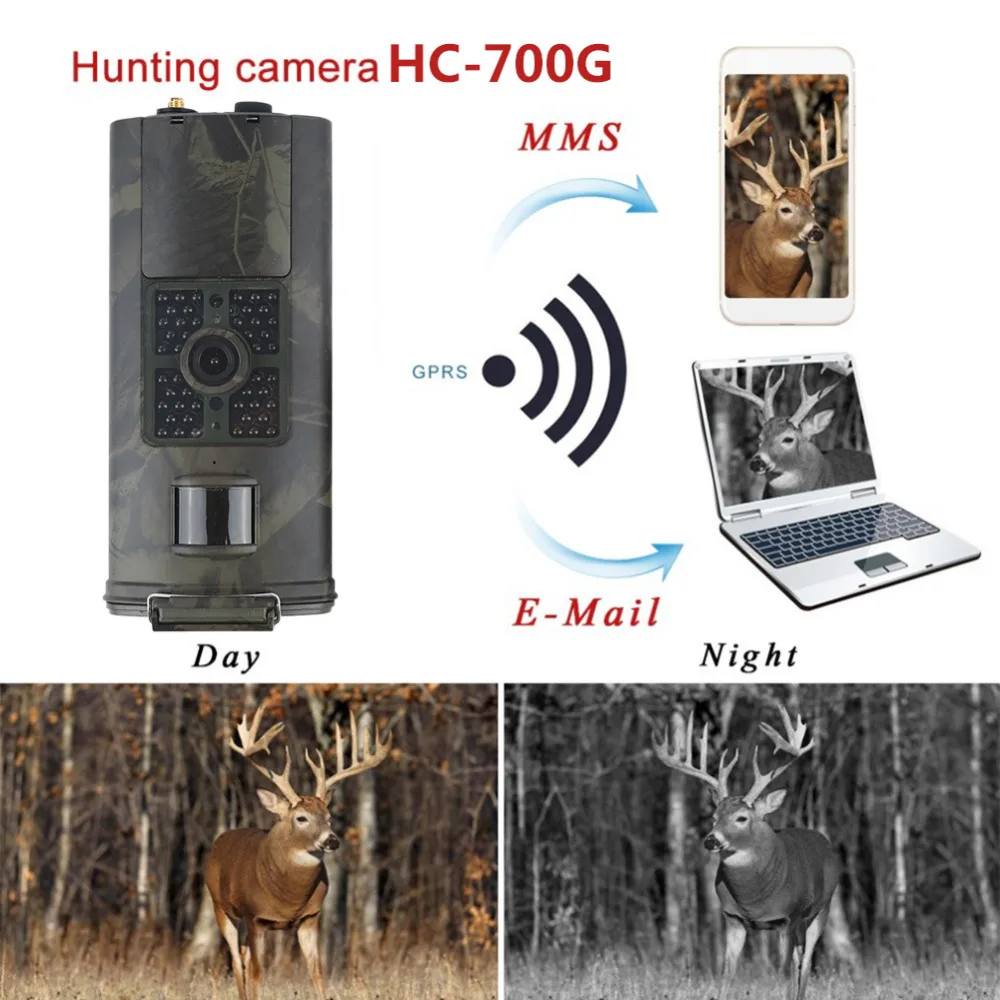 HC700G HC700A 3G Lovske Kamere 16MP GPRS Foto Pasti Nočno opazovanje divjih živali Poti Kamere Lovec Ir Scout Chasse