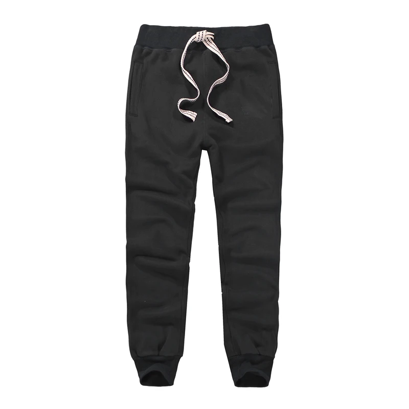 Hlače Moške Zimske Celotno Dolžino Sweatpants barva joggers runo debele fitnes hlače velikosti S 3XL