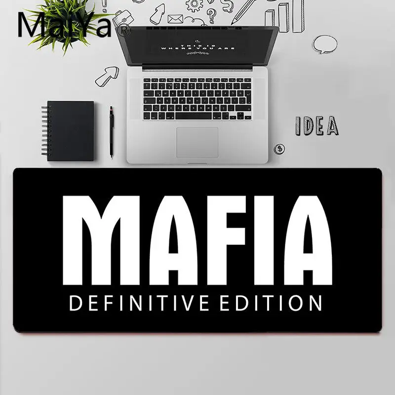 Maiya Vrh Kakovosti Mafija Dokončno Edition Trajne Gume Miško Mat Pad Brezplačna Dostava Velik Miško, Tipke Tipkovnice Mat