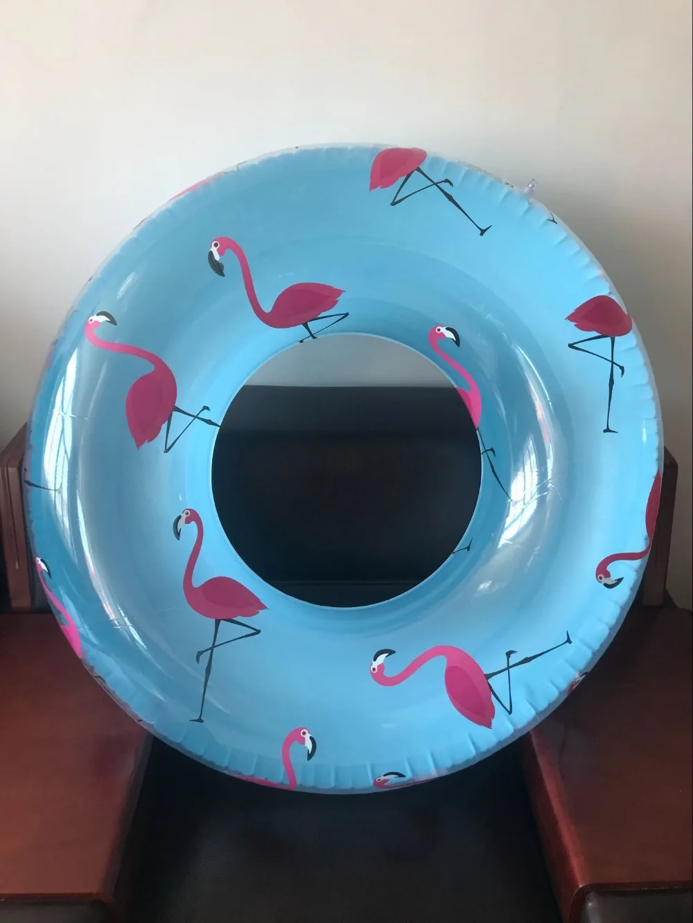 120 cm Gaint Napihljivi Flamingo Plavalni Obroči Pregleden Kristalno Plavati Plaži Plavajo Krog Obroč Bazenu Plava Bazen Igrače