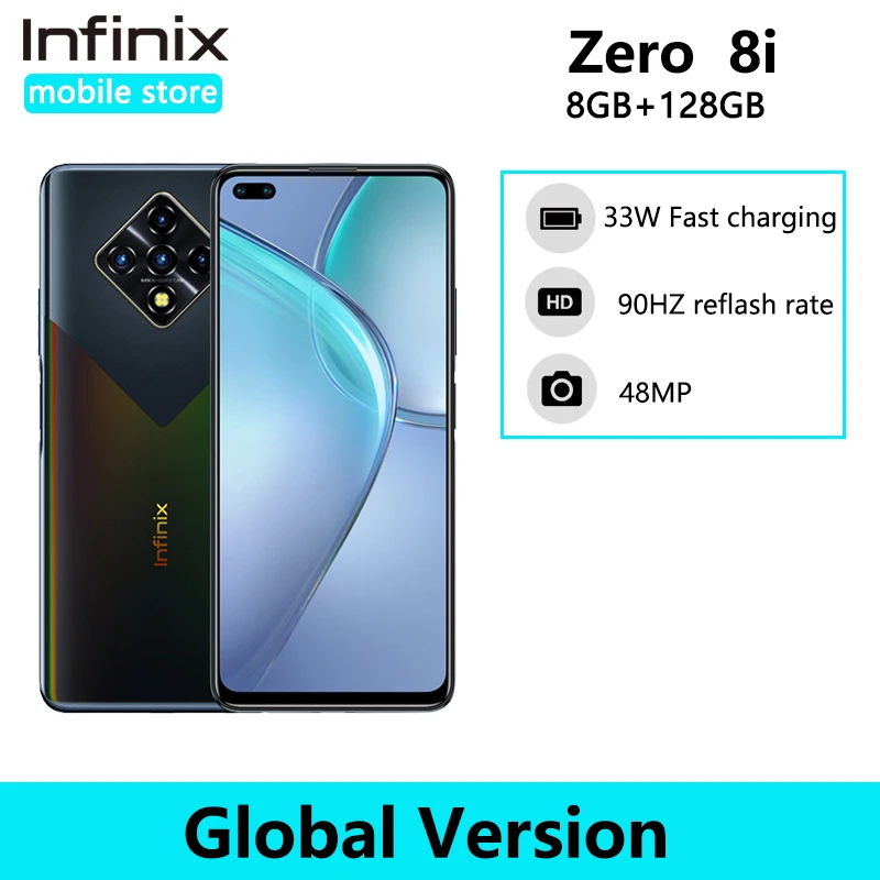 Globalna Različica Infinix Nič 8i 8GB 128GB Mobilni Telefon 6.85