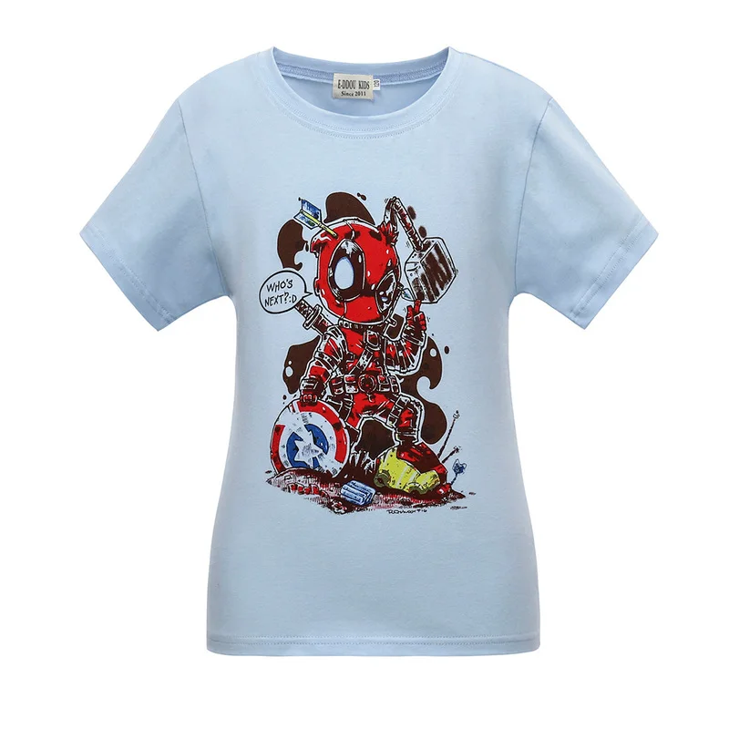 Poletje Fantje T Srajce Igro Deadpool T-Shirt Bitki royale Bombaž Dekleta Igralec Tshirts Otroci vrhovi Oblačila, Mlade Najstniških Oblačila