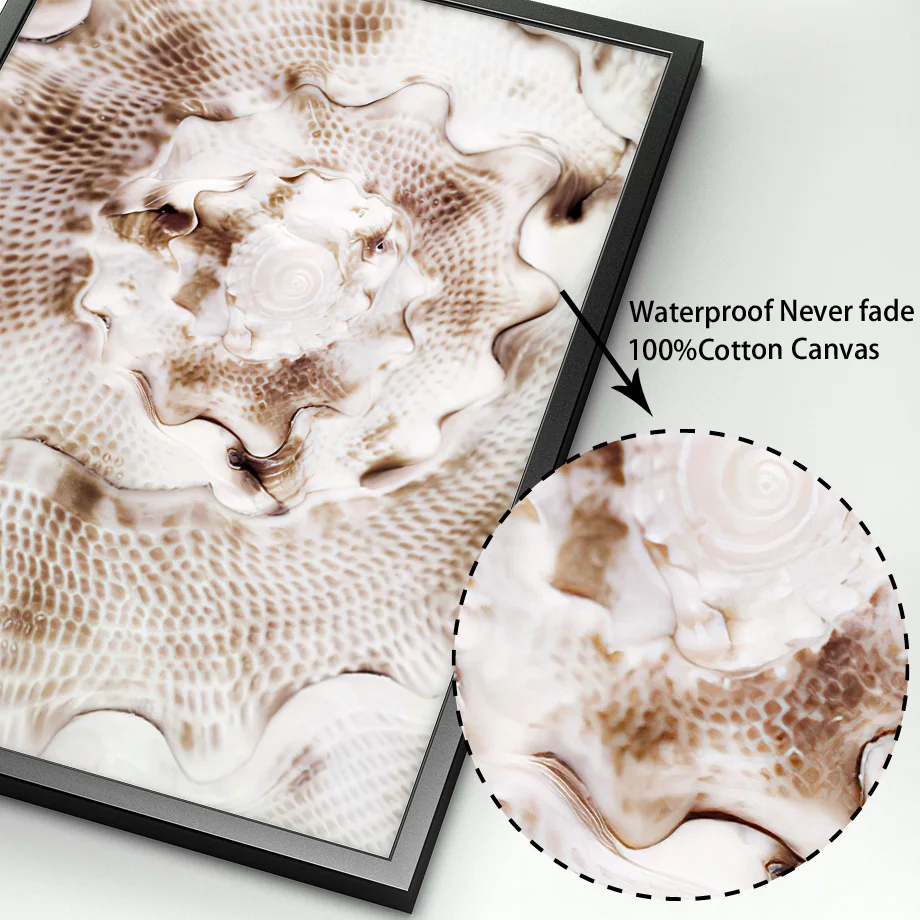 Jadranje Listnih Seashell Agave Pesek Korale Nordijska Plakat Wall Art Natisne Platno Slikarstvo Stenske Slike Za Dnevna Soba Dekor