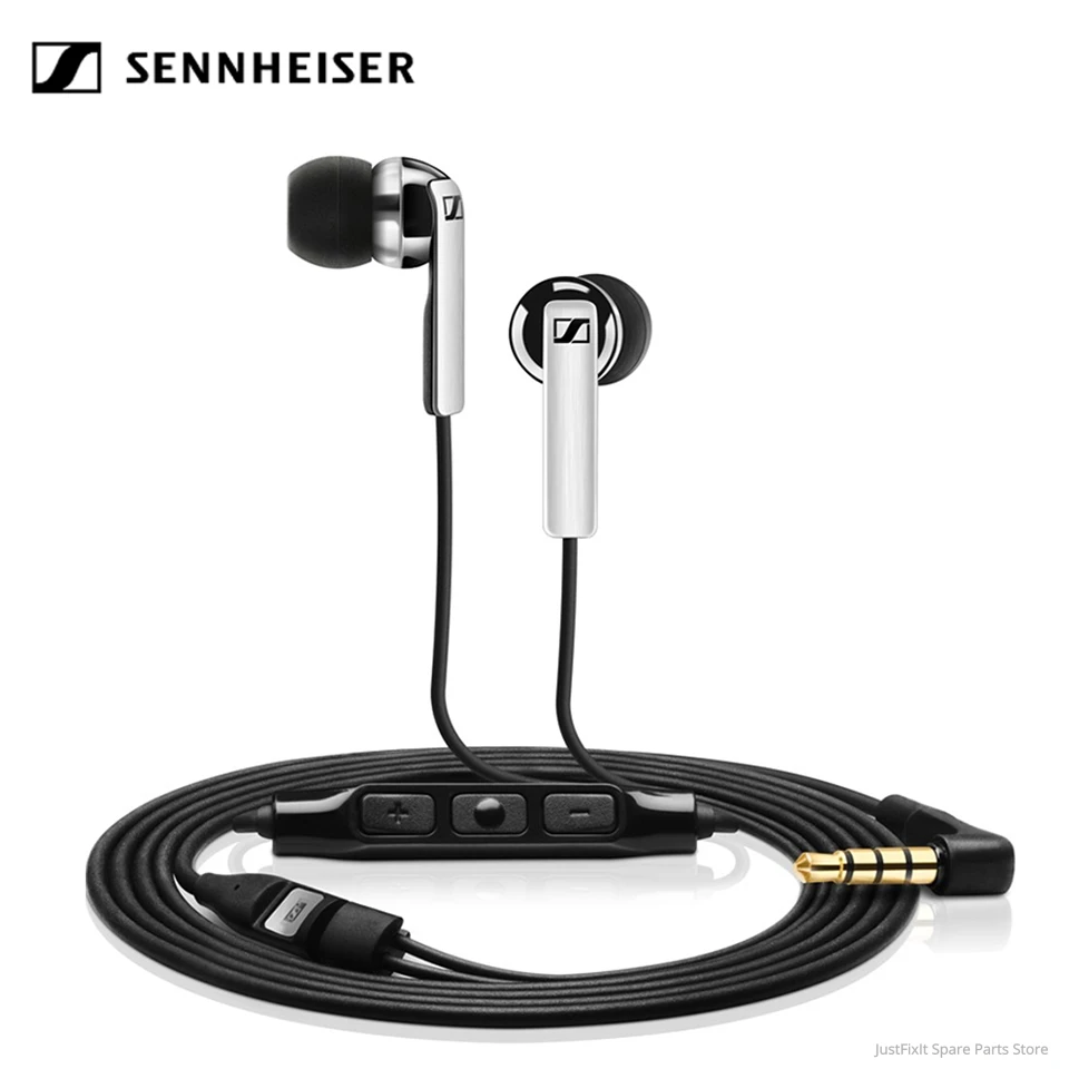 Sennheiser CX 2.00 G 3,5 mm Žične Slušalke Stereo Slušalke Globok Bas Šport Slušalke z Mikrofonom za Samsung/Xiaomi Android Napravo