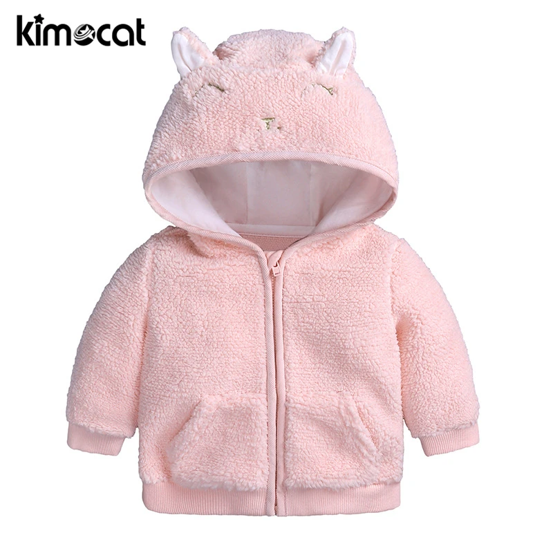 Kimocat Baby Boy, Girl Obleke Pozimi Plašč Baby Dekle Zimski Plašč 0-18 M Novorojenčka Suknjič Jagnje Žamet Toplo Imeti Otrok je Coats
